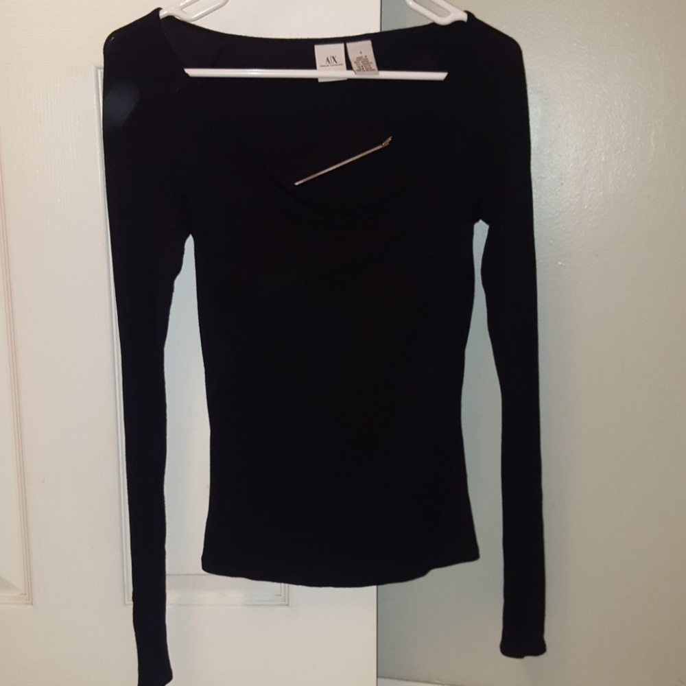 Armani exchange jersey knit top